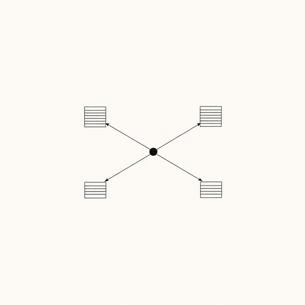 Technical schematic of Vajra's reconciliation ledger architecture